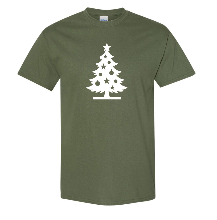 Youth Kids Christmas Tree Cotton T-Shirt