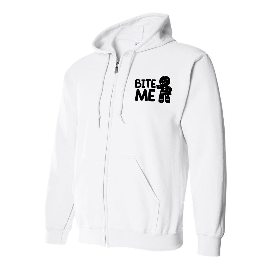 Men's Gingerbread Man Zipper Hoodie