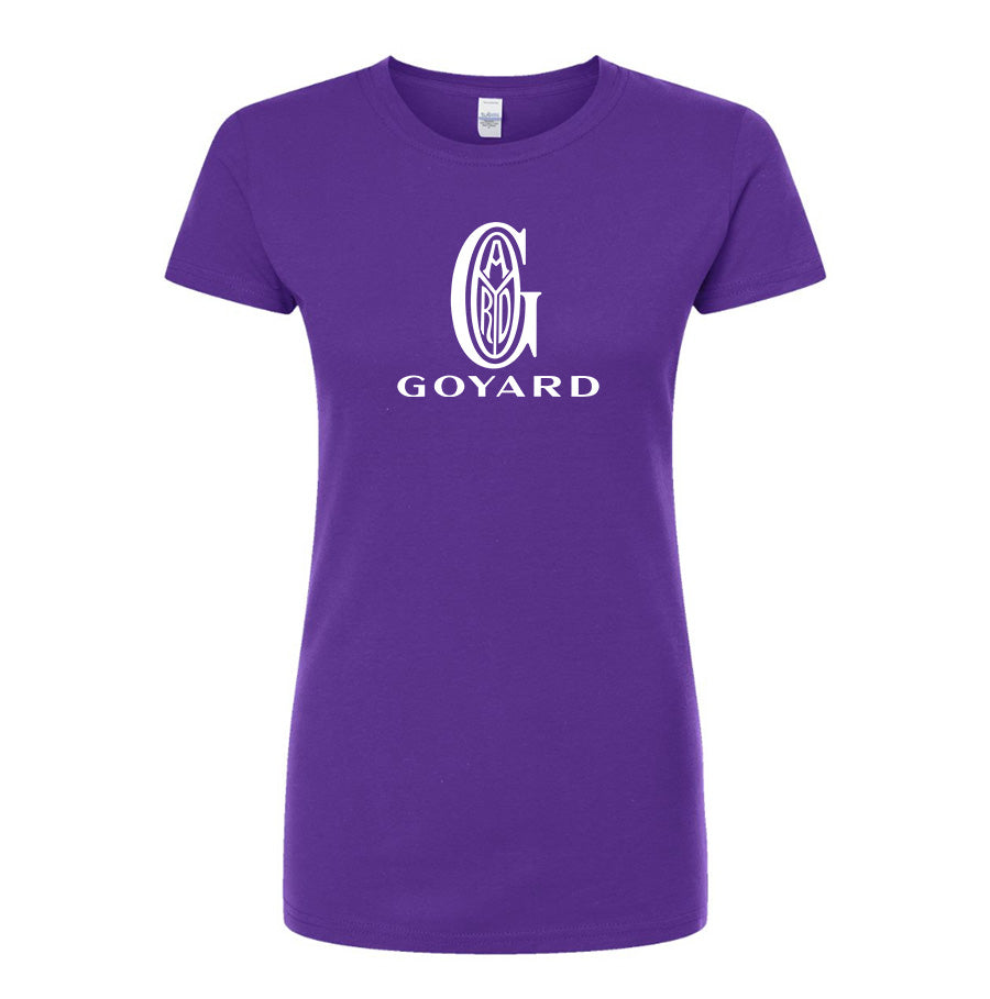 Women's Goyard Round Neck T-Shirt