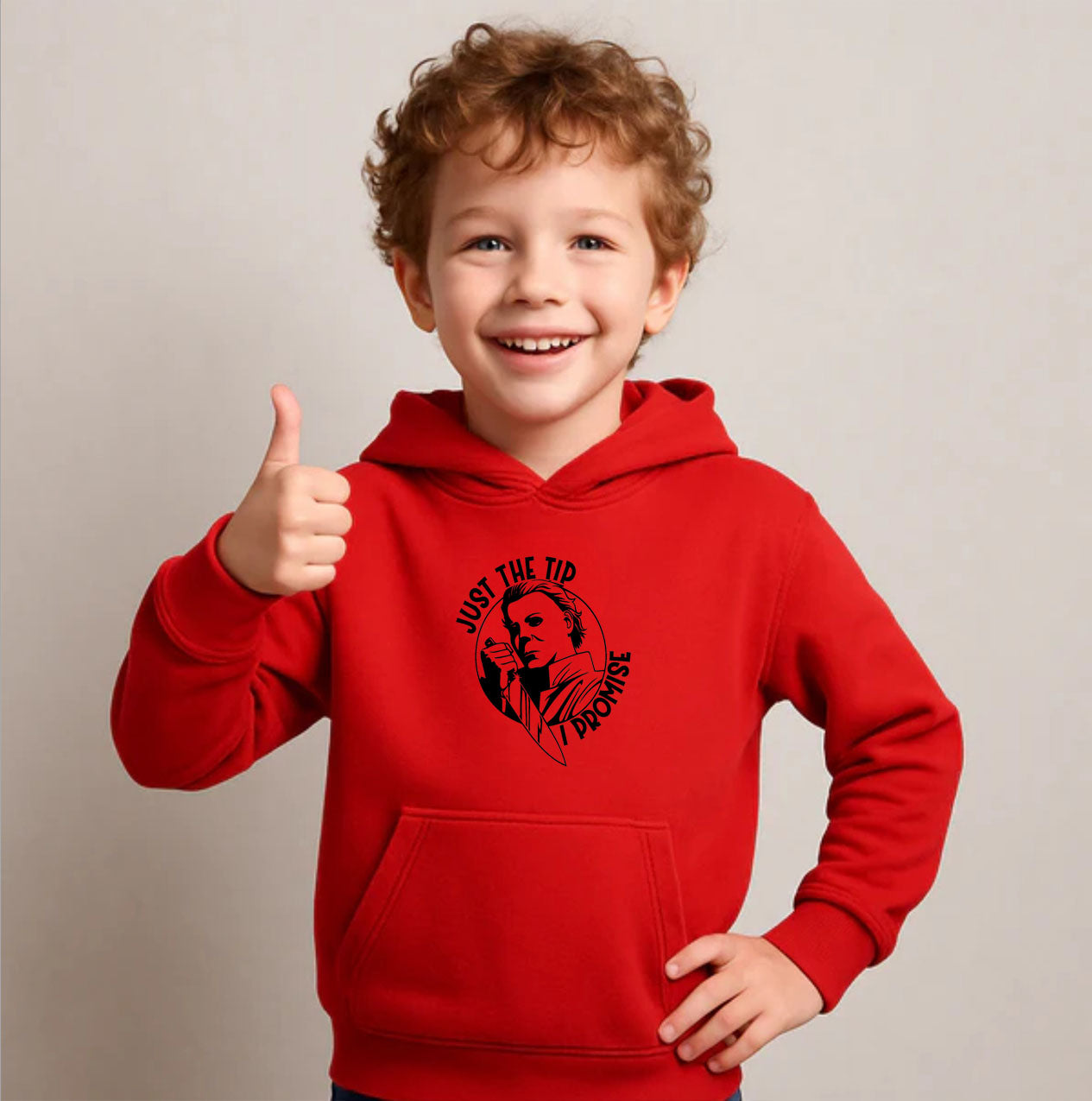 Youth Kids Halloween Michael Myers Pullover Hoodie