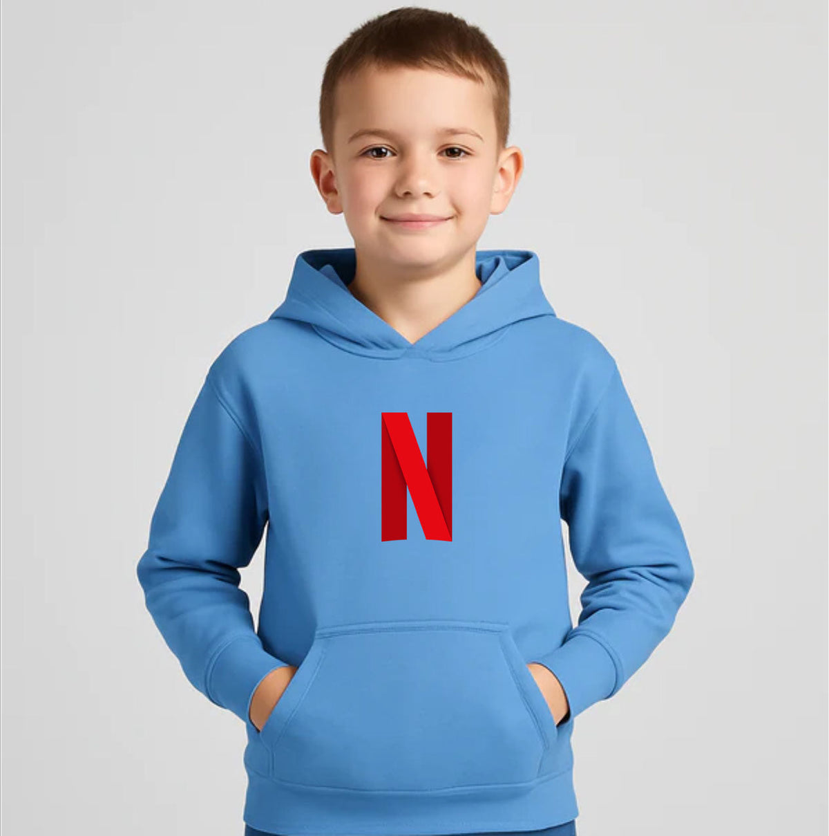 Youth Kids Netflix Pullover Hoodie