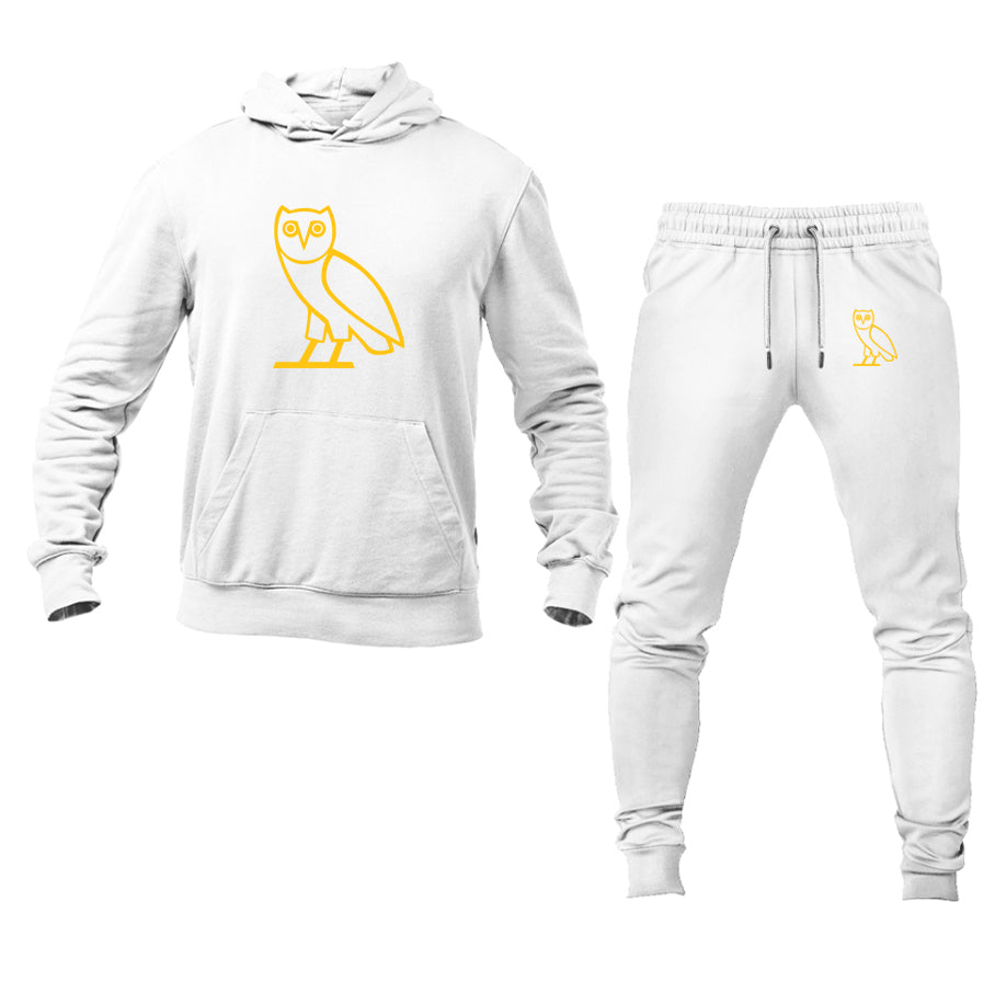 Men's OVO Owl Hoodie Joggers Set