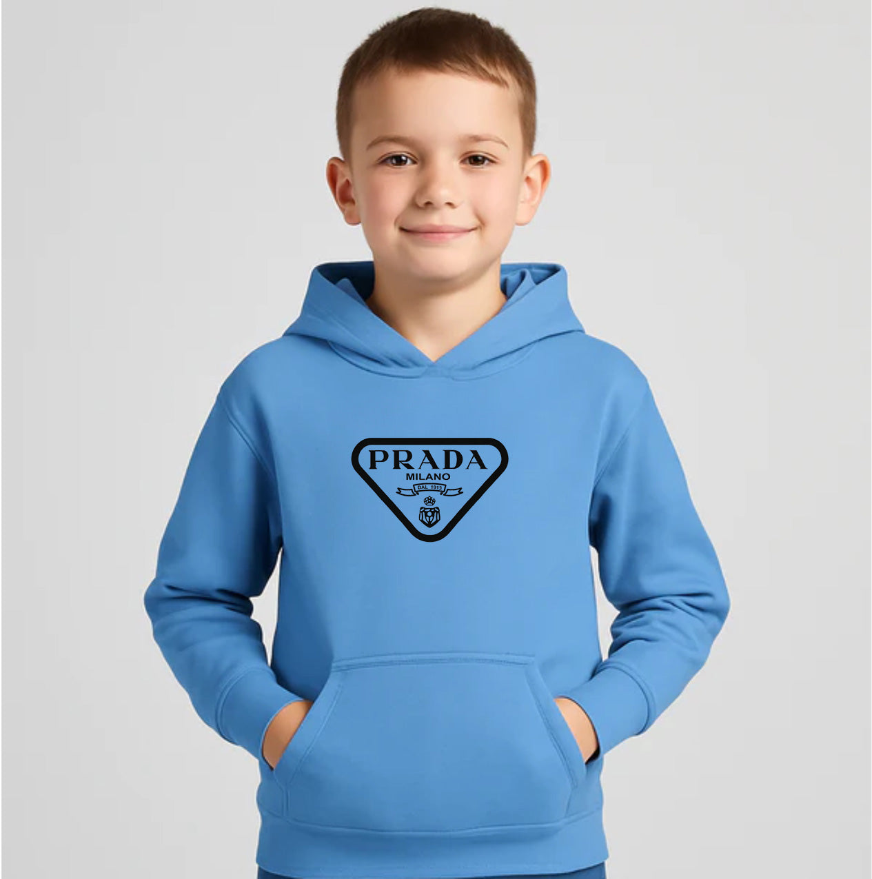 Youth Kids Prada Pullover Hoodie
