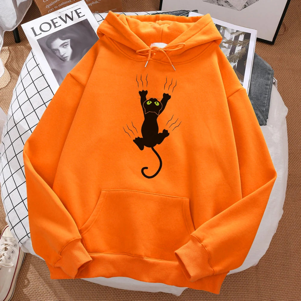 Naughty Black Cat Hoodie