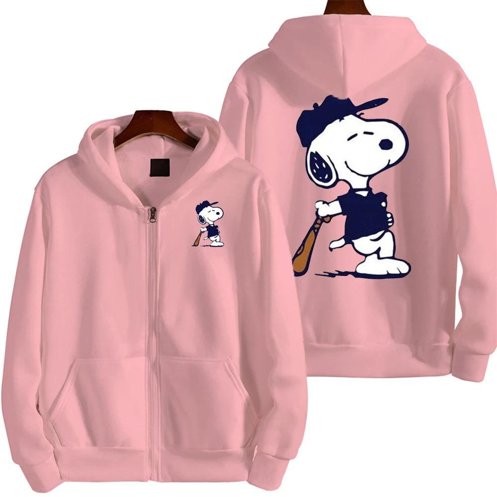 Snoopy Zip-Up Hoodie