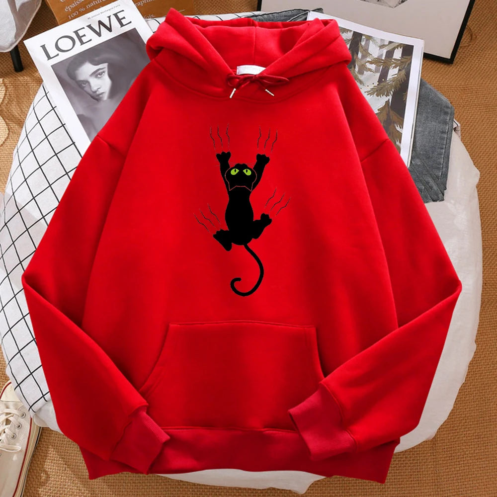 Naughty Black Cat Hoodie