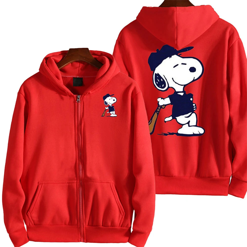 Snoopy Zip-Up Hoodie