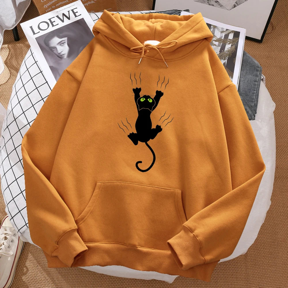 Naughty Black Cat Hoodie