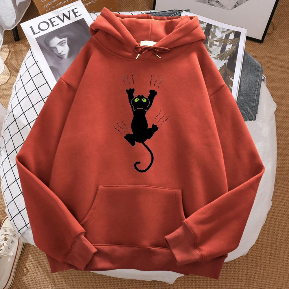 Naughty Black Cat Hoodie