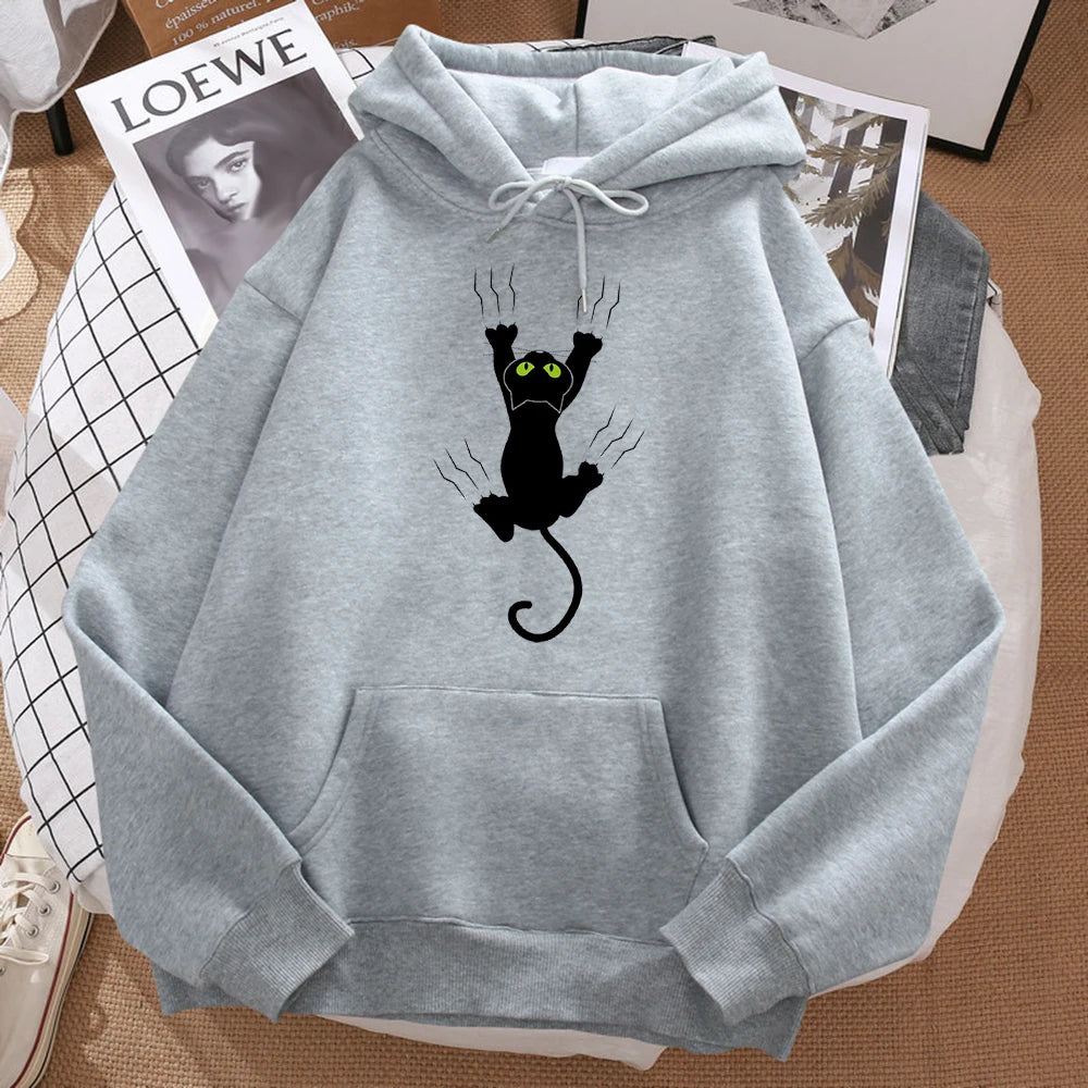 Naughty Black Cat Hoodie
