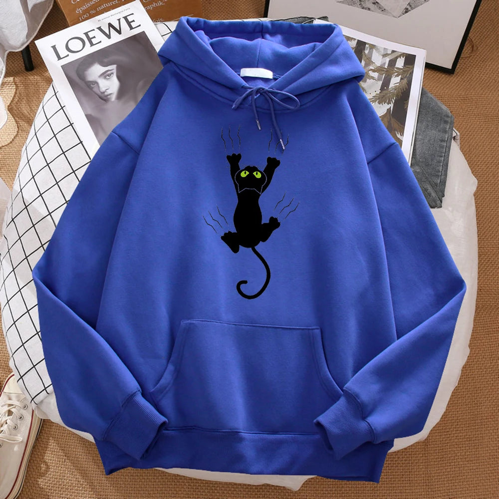 Naughty Black Cat Hoodie