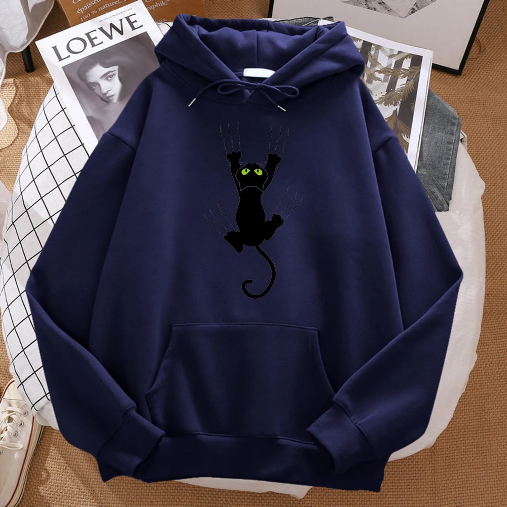 Naughty Black Cat Hoodie