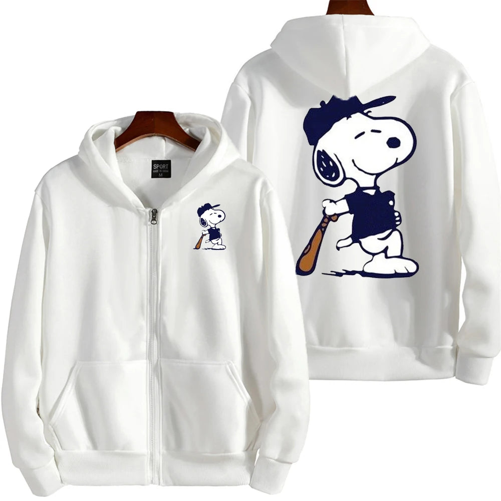 Snoopy Zip-Up Hoodie