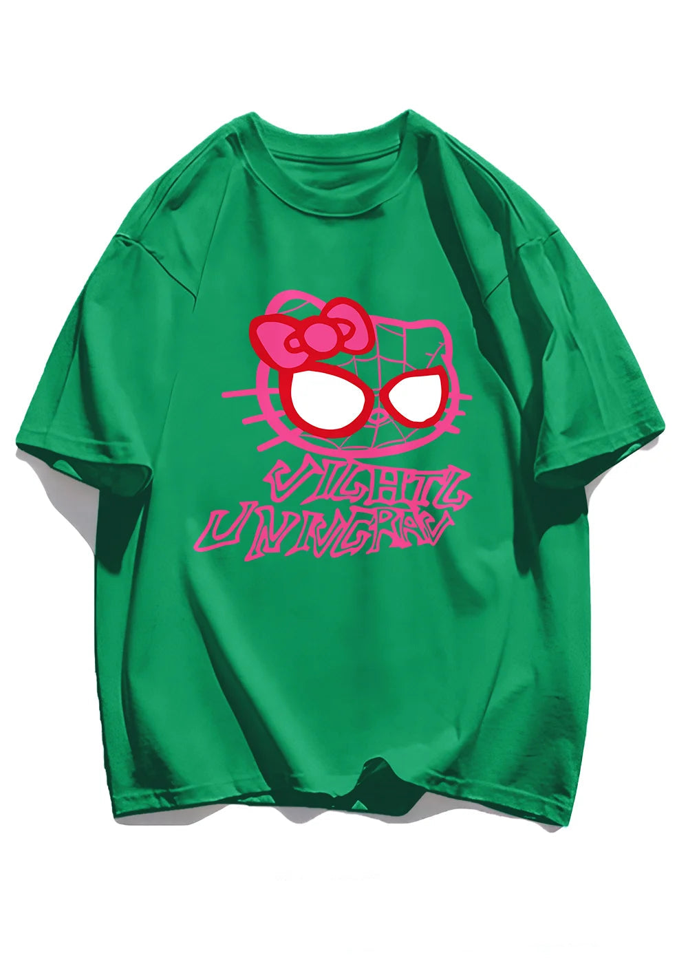 Cat Spider Print T-Shirt