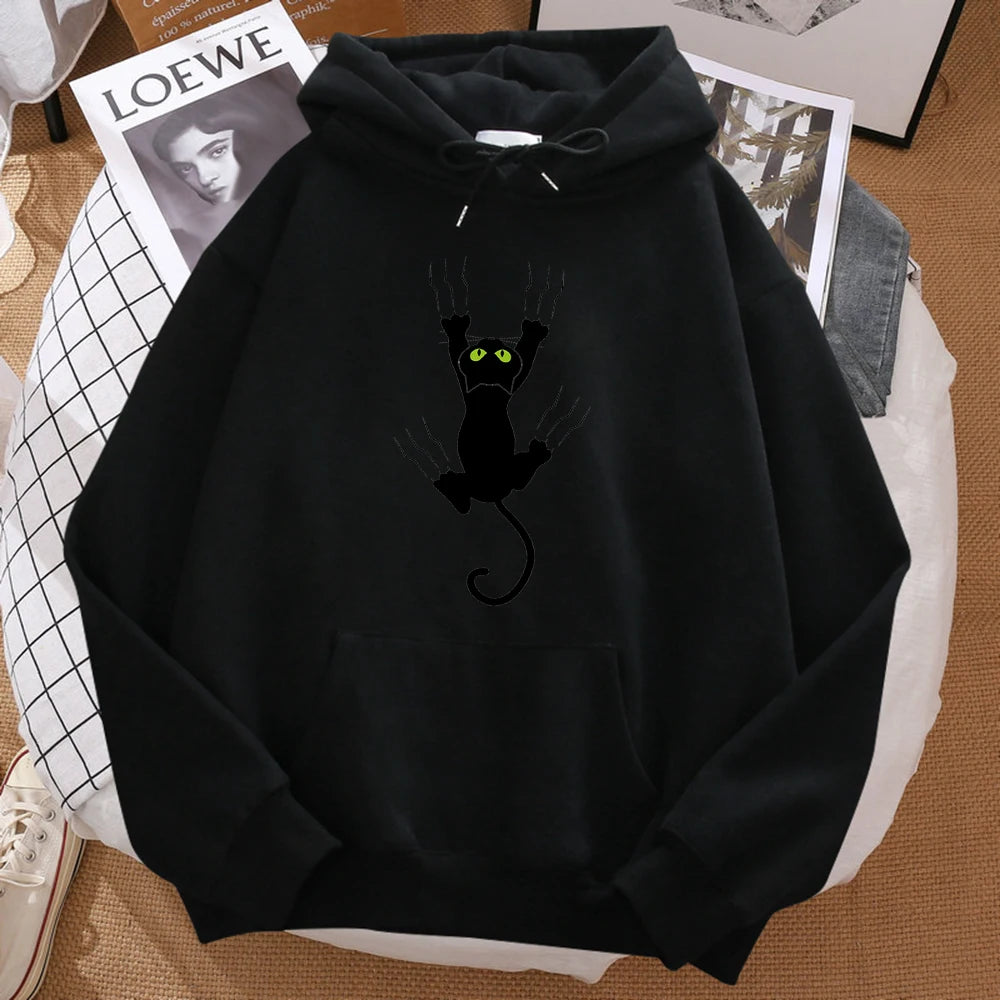 Naughty Black Cat Hoodie