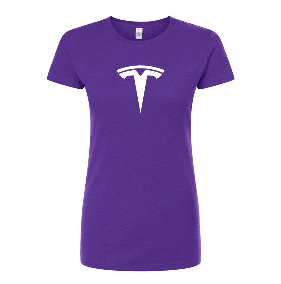 Women's Tesla Round Neck T-Shirt