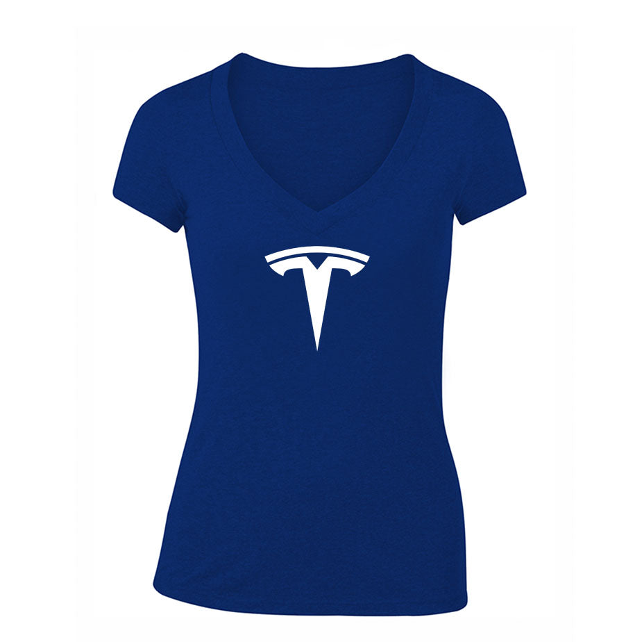 Women's Tesla V Neck T-Shirt