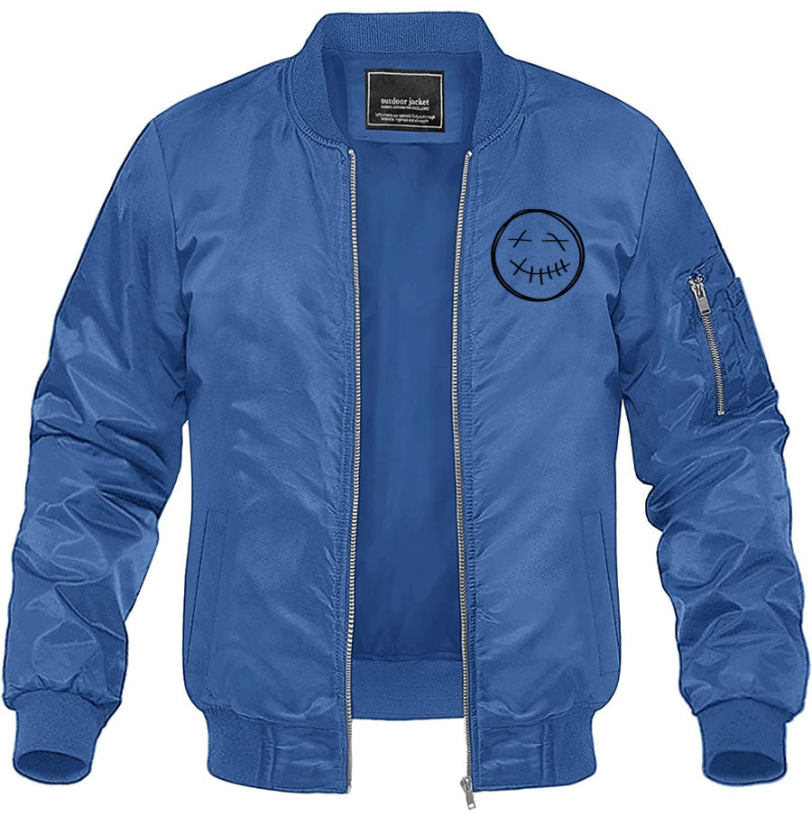 Men's Travis Scott Lightweight Bomber Jacket Windbreaker Softshell Varsity Jacket Coat