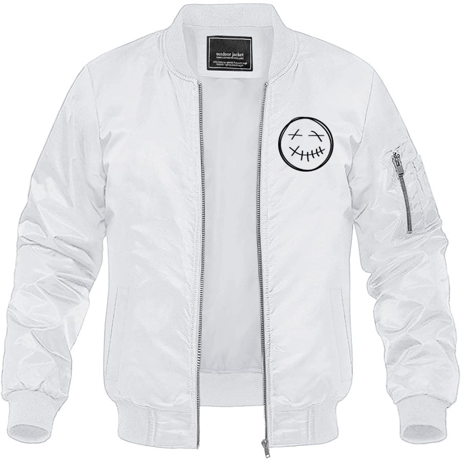 Men's Travis Scott Lightweight Bomber Jacket Windbreaker Softshell Varsity Jacket Coat