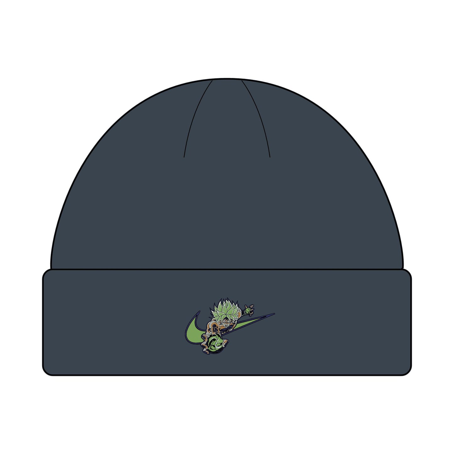 Broly Embroidered Cuff Beanie
