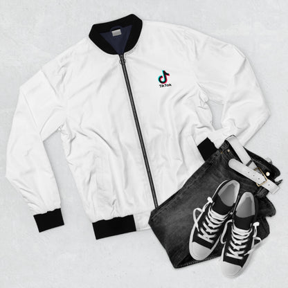 TikTok Logo Men's Bomber Jacket
