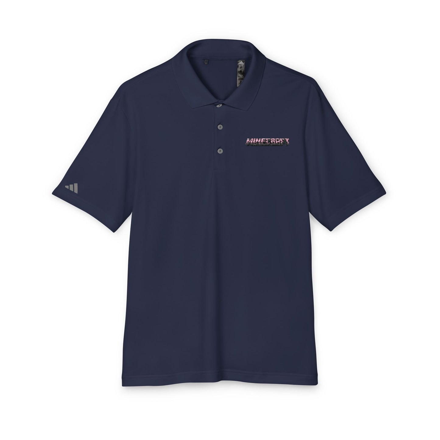 Minecraft Logo Adidas Performance Polo