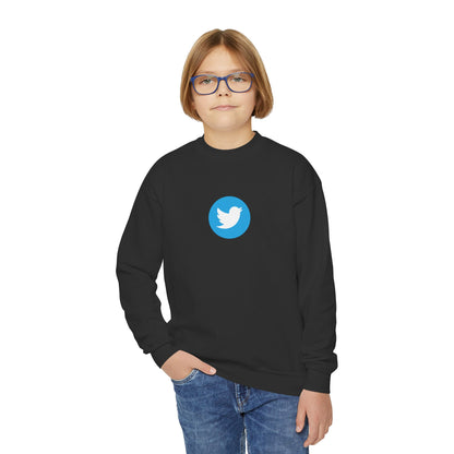 Twitter Logo Youth Sweatshirt
