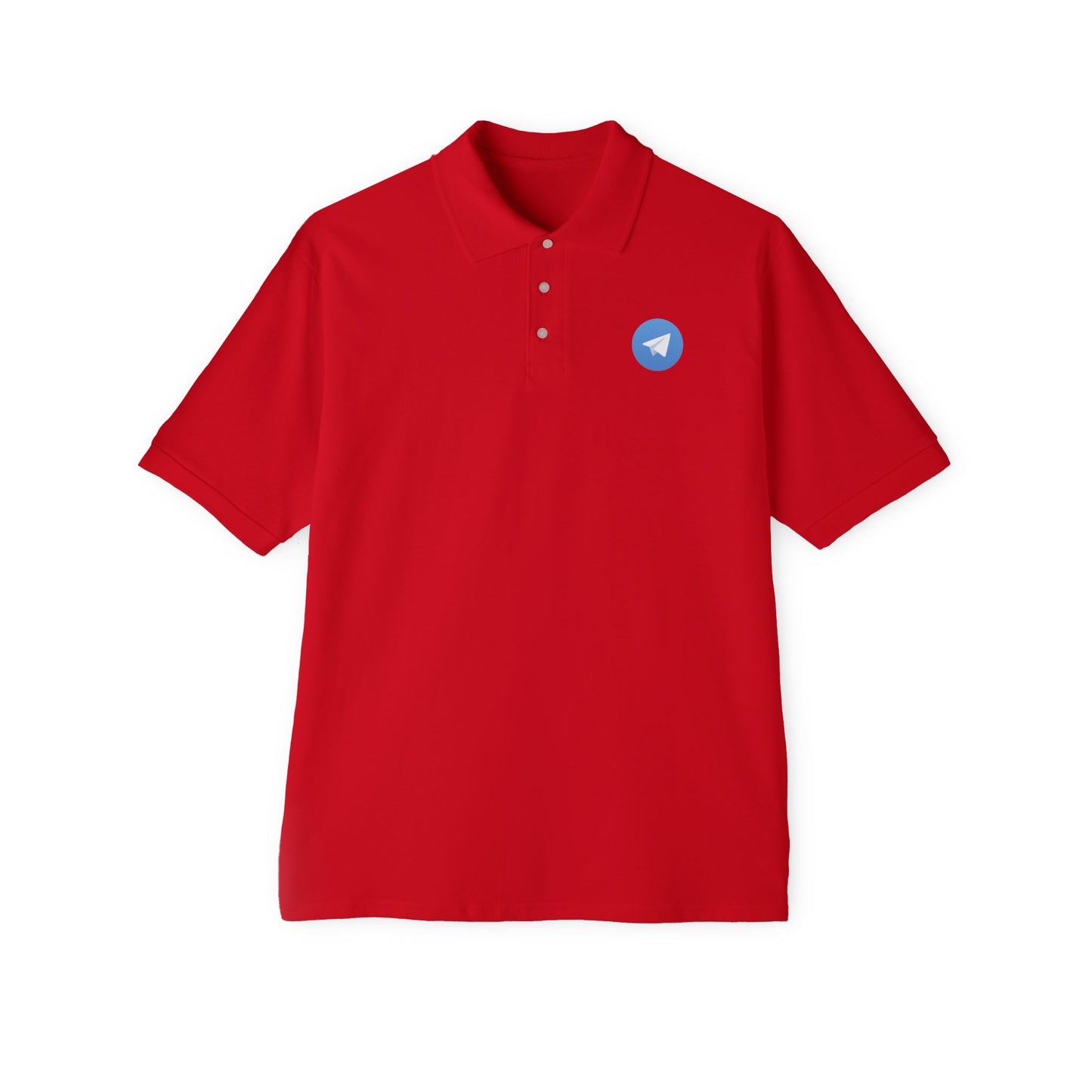 Telegram Logo Polo Shirt