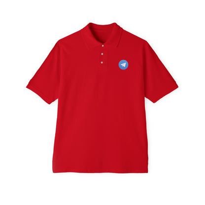 Telegram Logo Polo Shirt