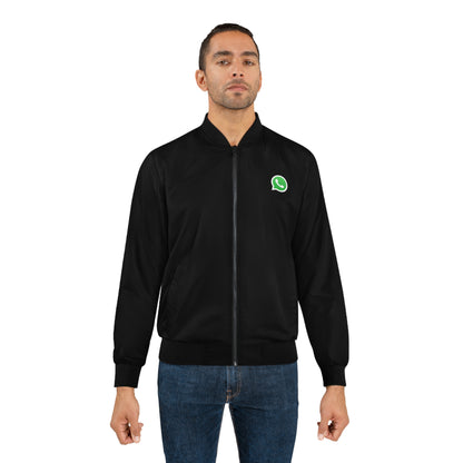 WhatsApp Logo Men's Bomber Jacket