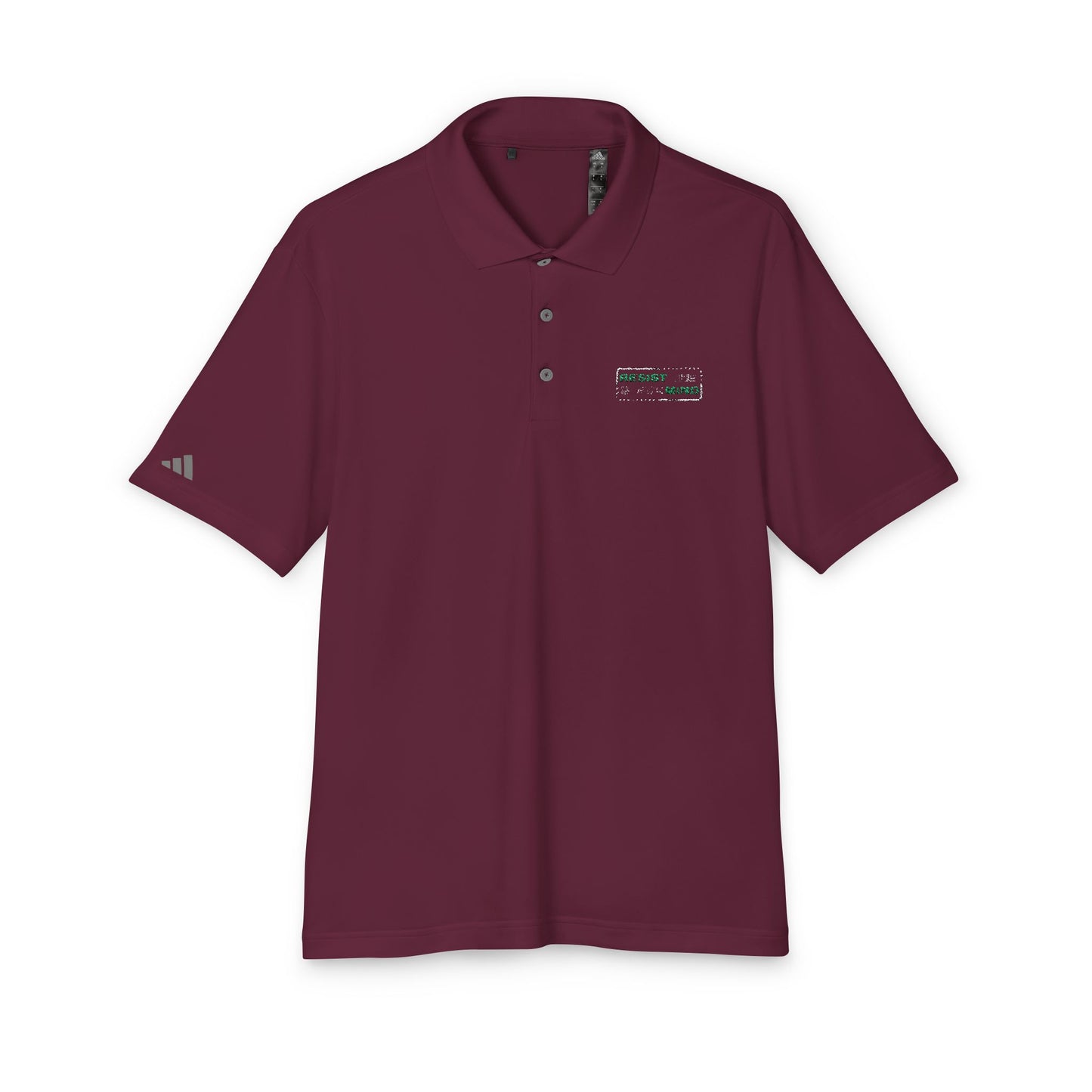 Resist The Slave Mind Adidas Performance Polo