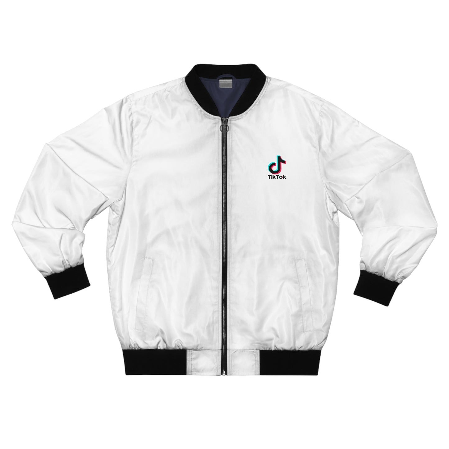 TikTok Logo Men's Bomber Jacket