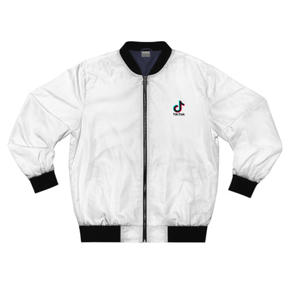 TikTok Logo Men's Bomber Jacket