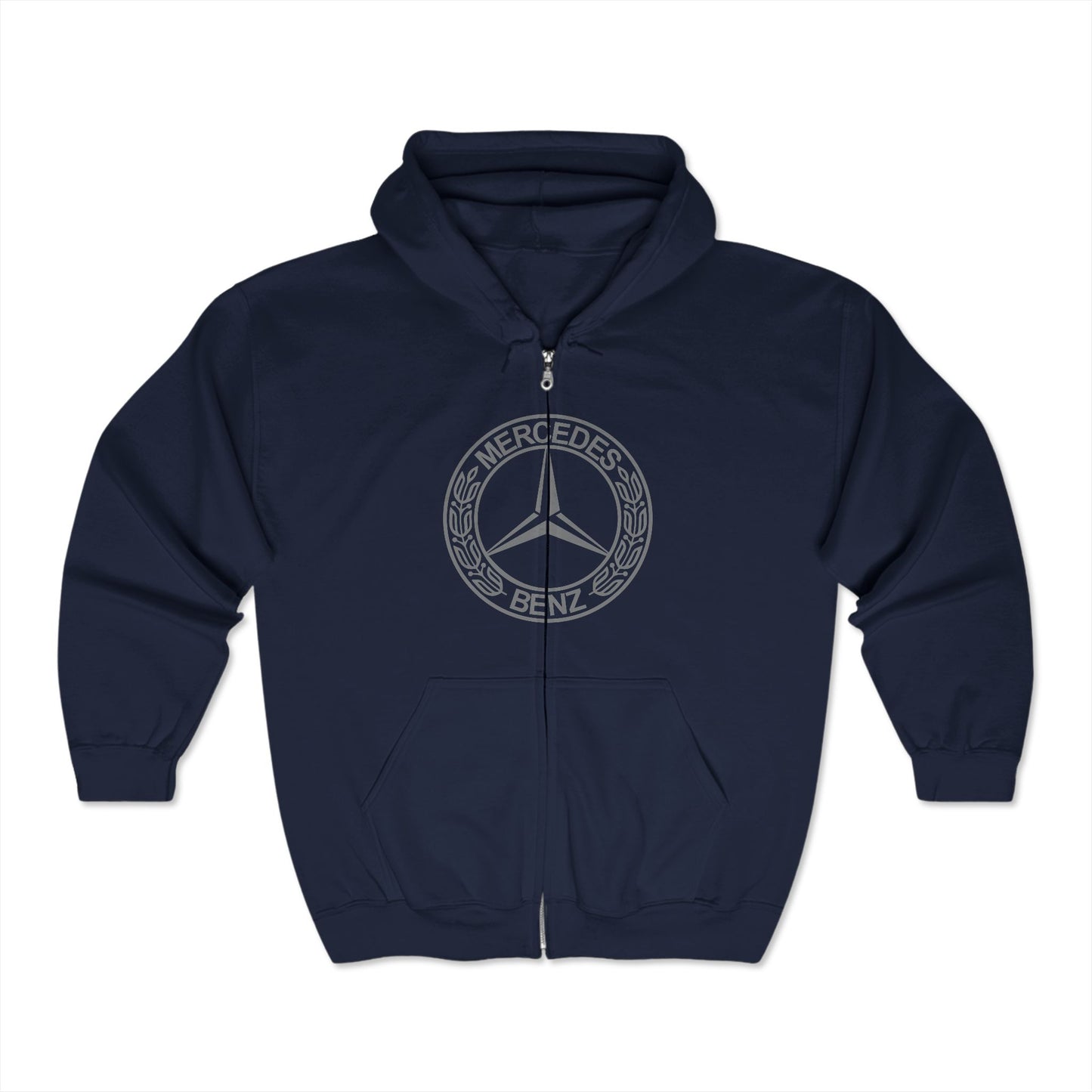 Mercedes Benz Zip-Up Hoodie