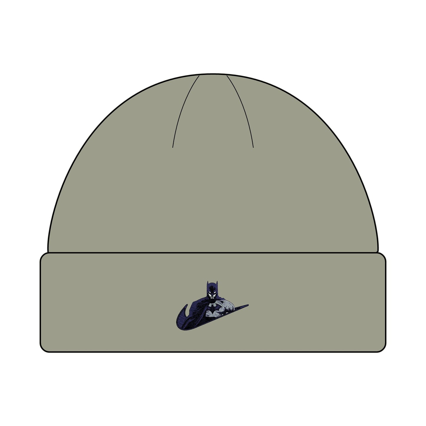 Batman Embroidered Cuff Beanie