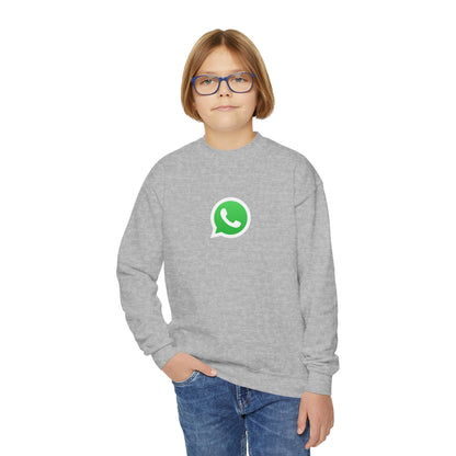 WhatsApp Logo Youth Sweatshirt