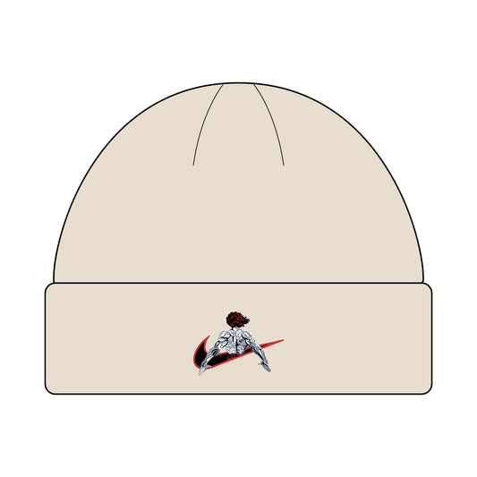 Youjiro Hanma Embroidered Cuff Beanie