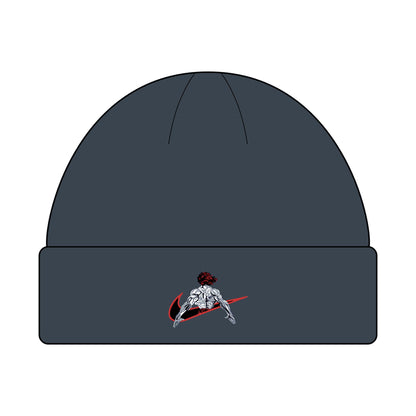 Youjiro Hanma Embroidered Cuff Beanie