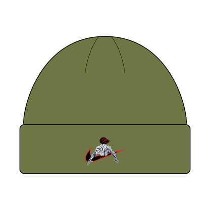 Youjiro Hanma Embroidered Cuff Beanie