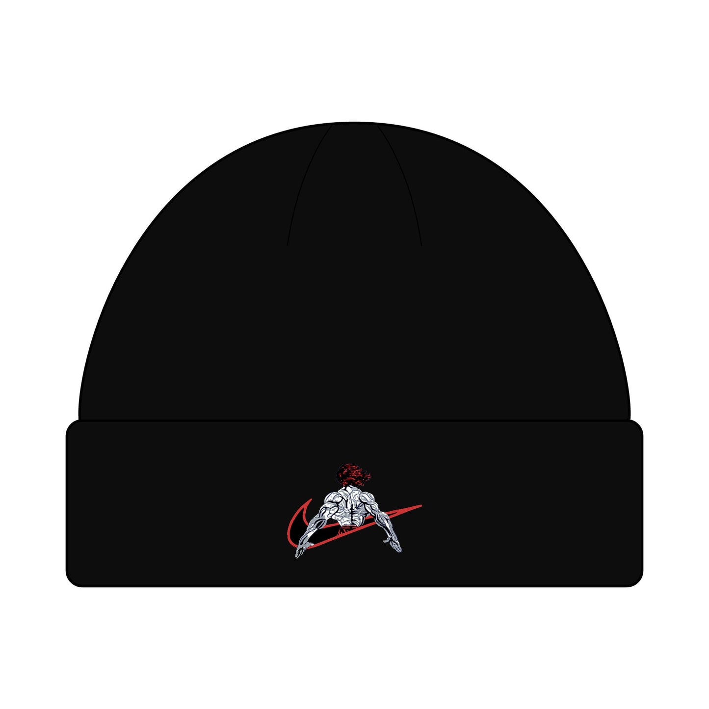 Youjiro Hanma Embroidered Cuff Beanie