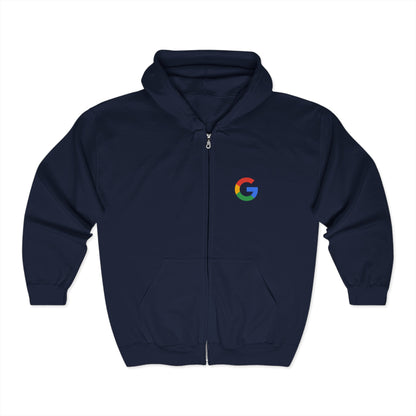 Google Adult Zip-Up Hoodie