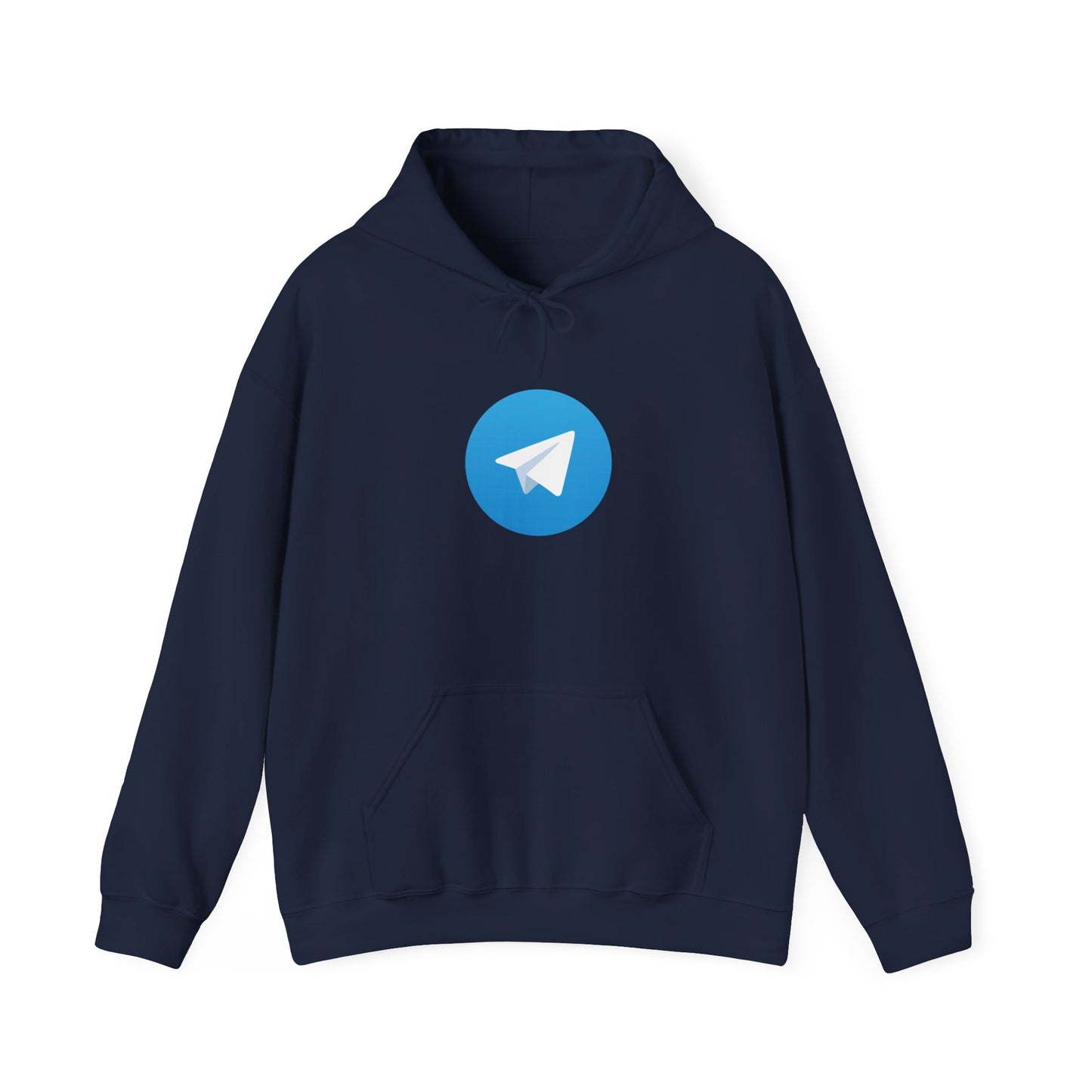 Telegram Logo Adult Hoodie