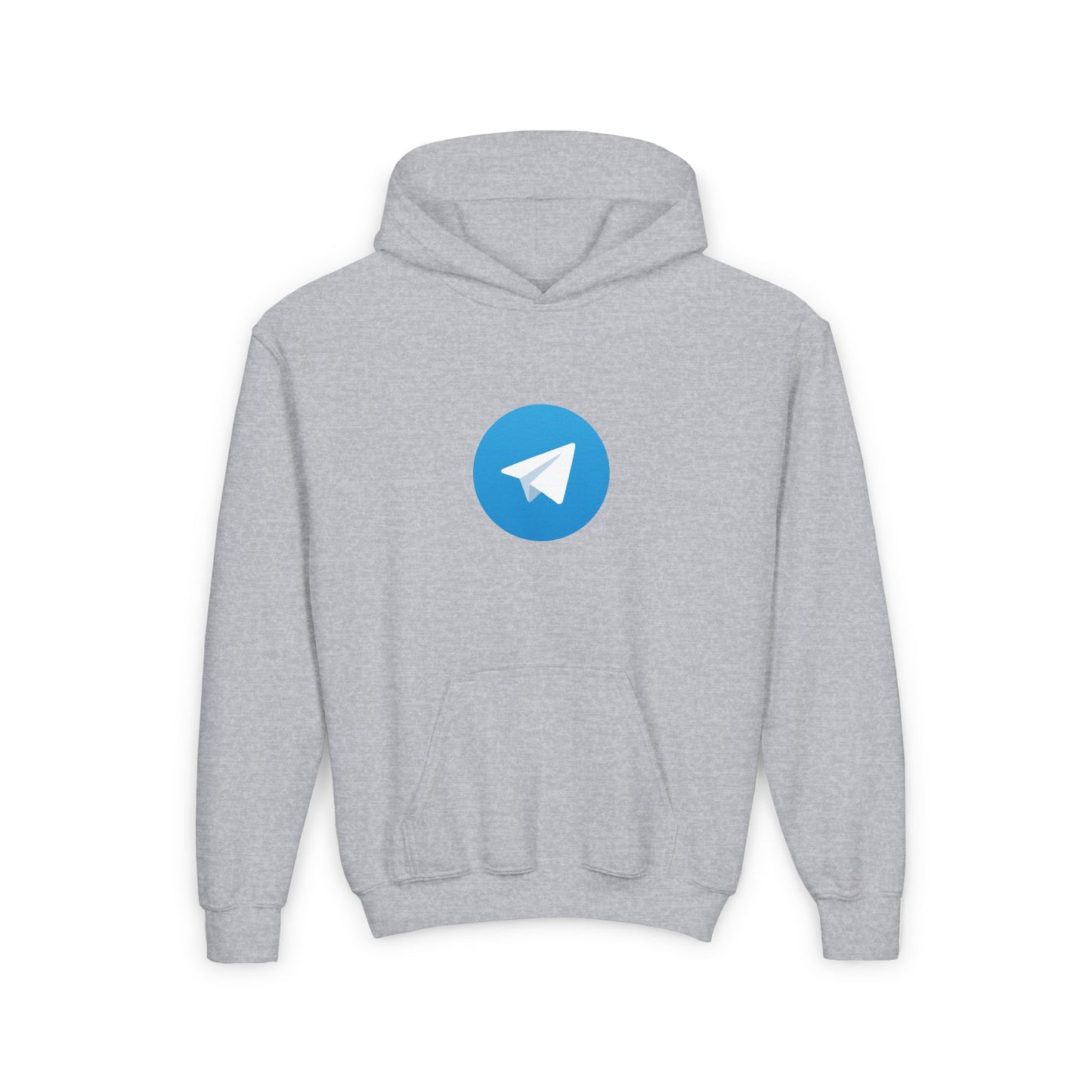 Telegram Logo Youth Hoodie