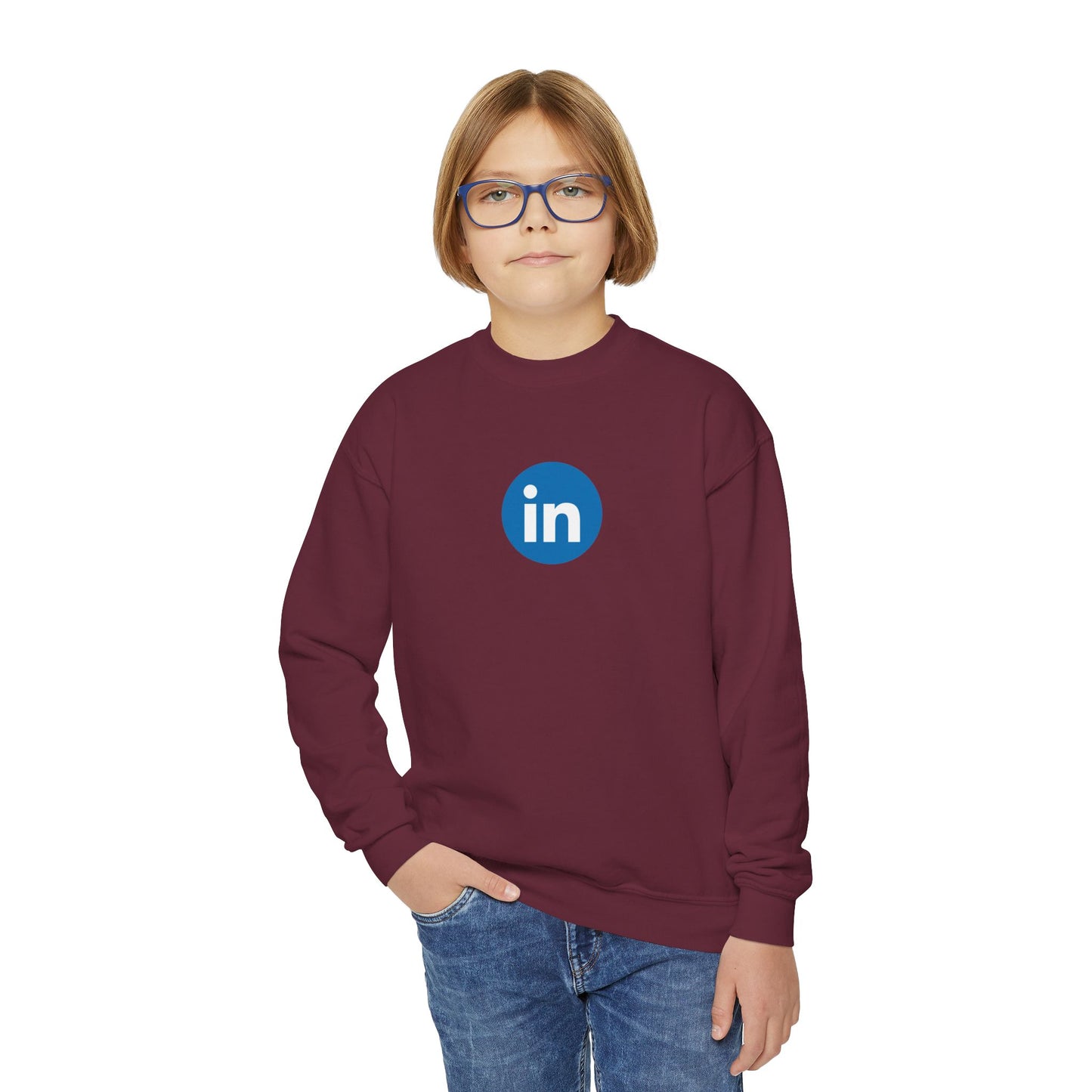 LinkedIn Logo Youth Sweatshirt