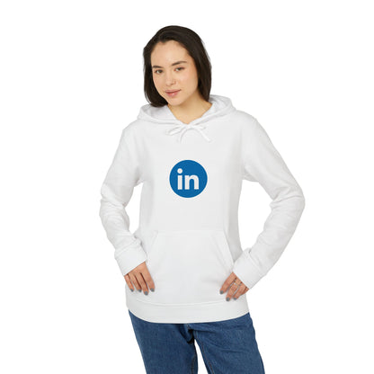 LinkedIn Logo Adidas Adult Hoodie