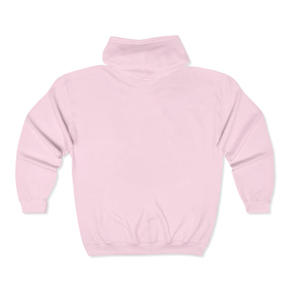 Bitcoin Embroidered Zip-Up Hoodie