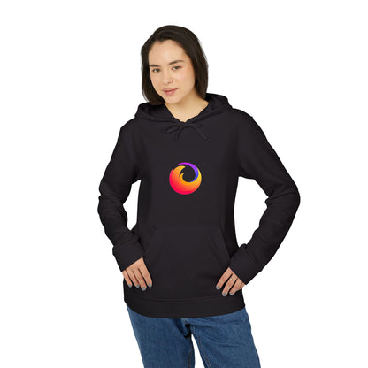 Firefox Logo Adidas Adult Hoodie