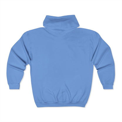 Bitcoin Embroidered Zip-Up Hoodie