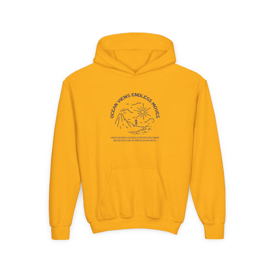 Ocean Views Endless Moves Youth Hoodie