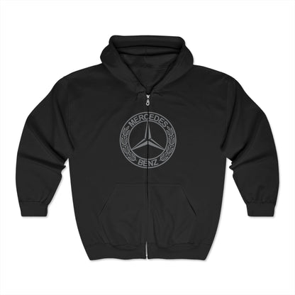Mercedes Benz Zip-Up Hoodie